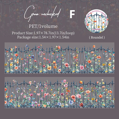 Spread of Vines and Flowers Tape