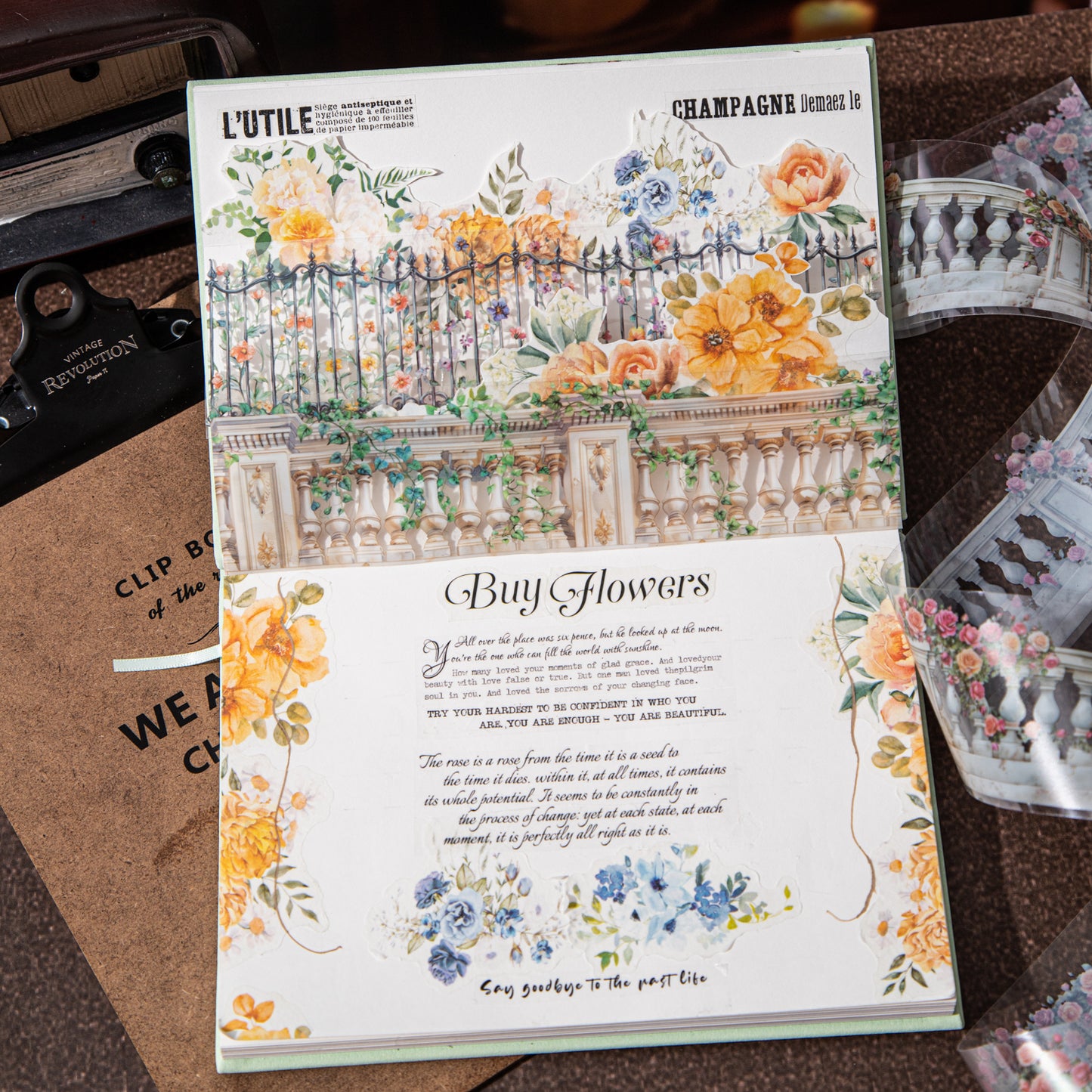 Spread of Vines and Flowers Tape