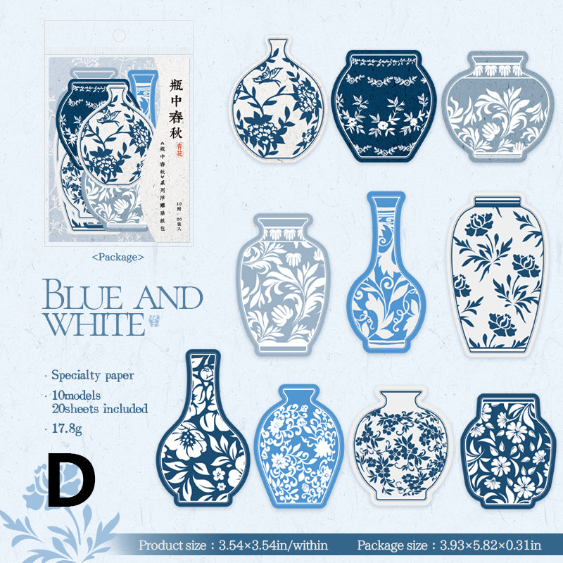 Spring And Autumn in The Bottle Stickers 20pcs