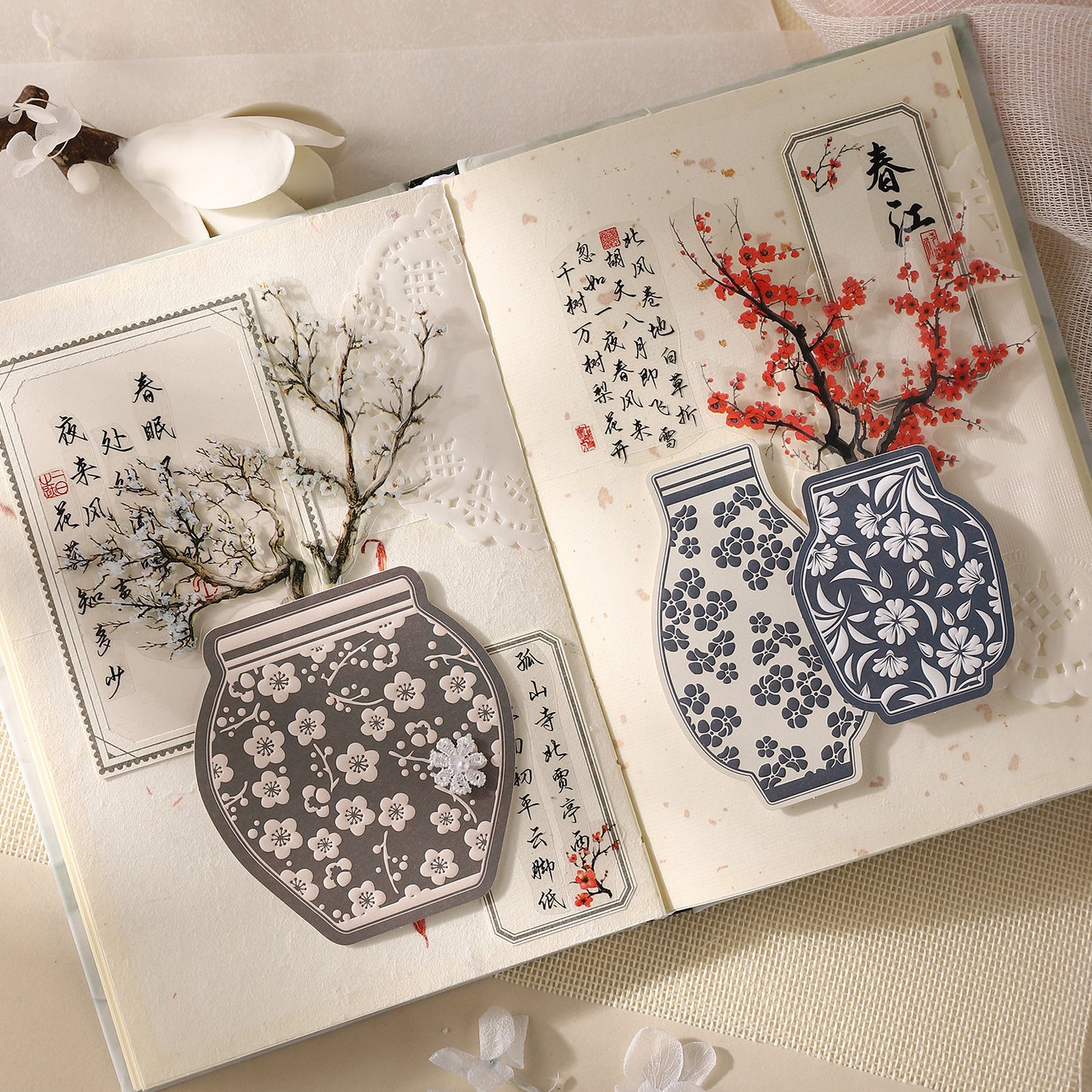 Spring And Autumn in The Bottle Stickers 20pcs