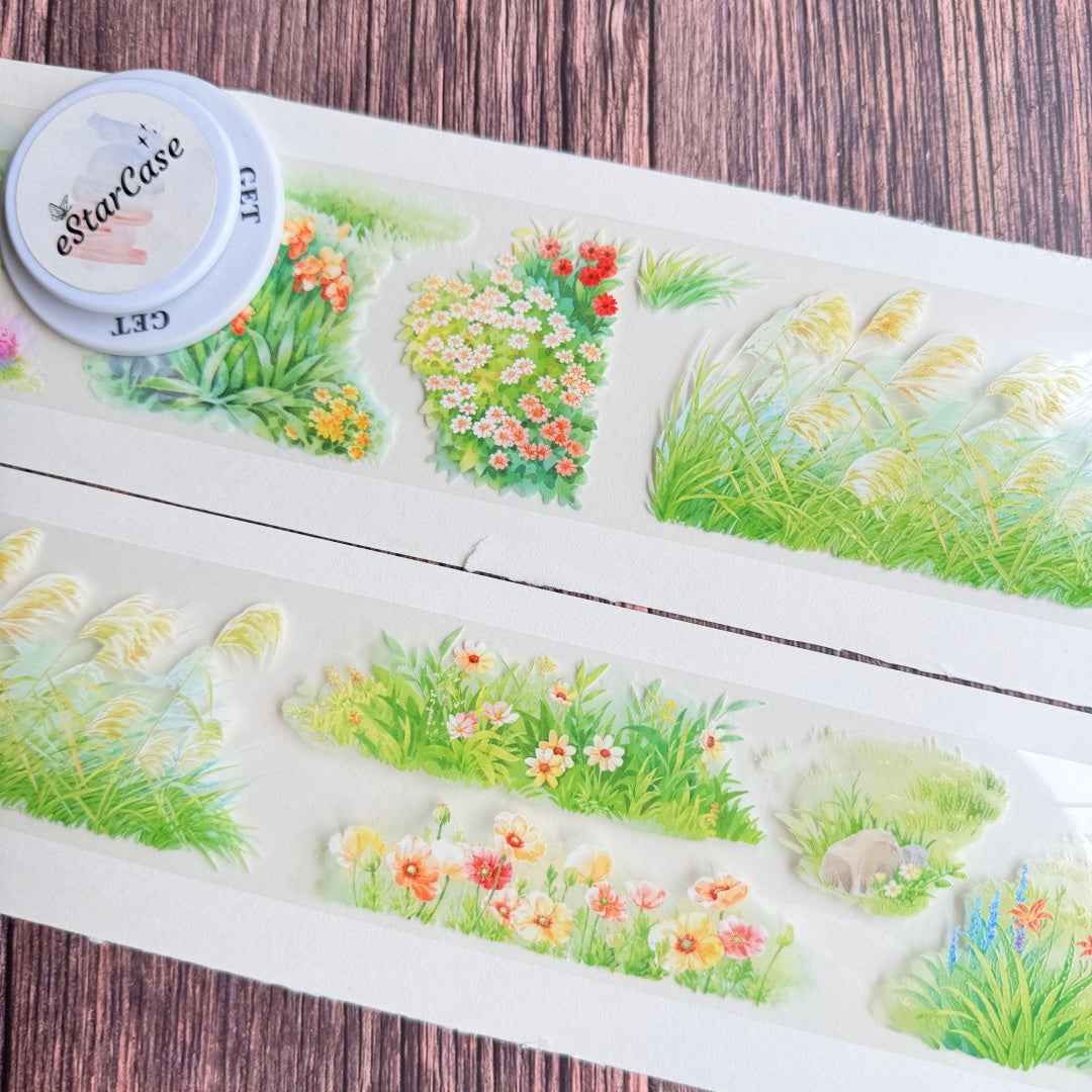 6cm*2m Spring Floral Canvas Tape