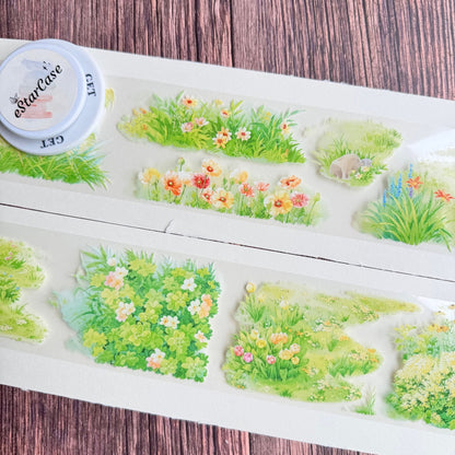 6cm*2m Spring Floral Canvas Tape