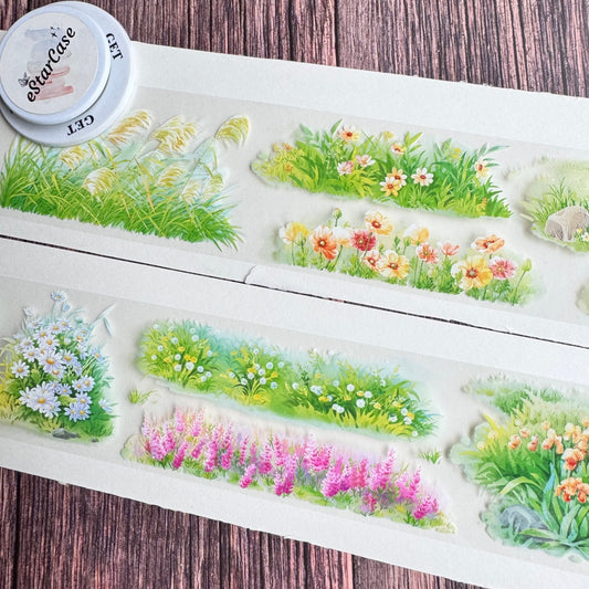 6cm*2m Spring Floral Canvas Tape