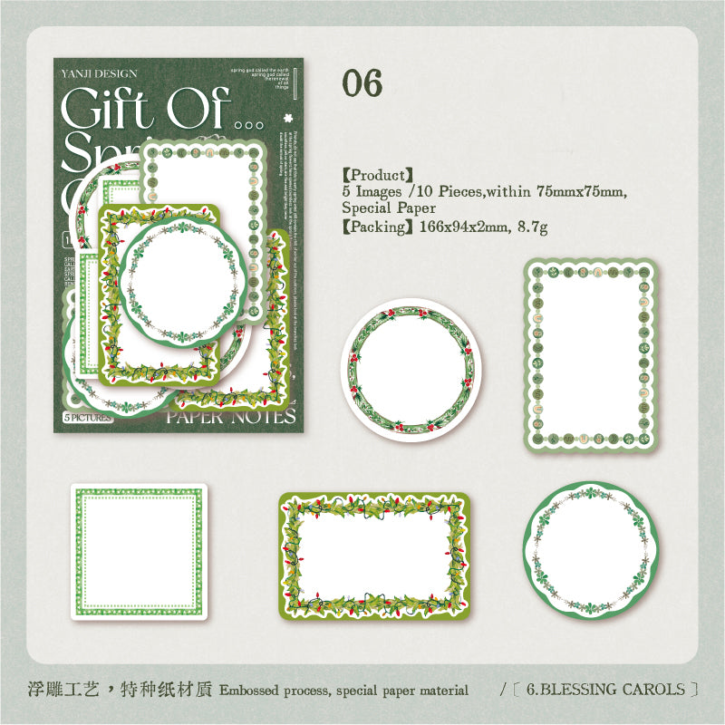 Spring God`s Gift Paper 10pcs