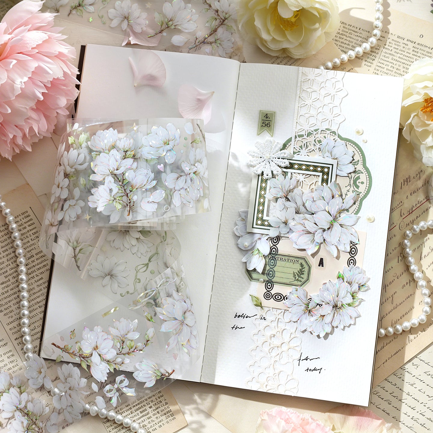 Spring Messenger Single Roll Washi Tape All Tape