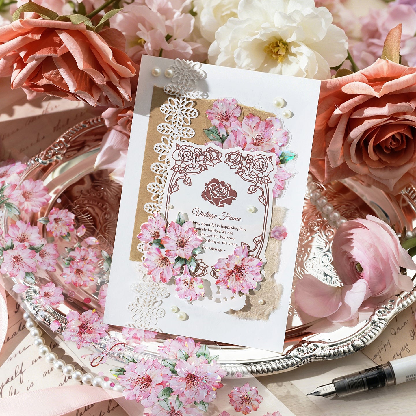 Spring Messenger Single Roll Washi Tape All Tape