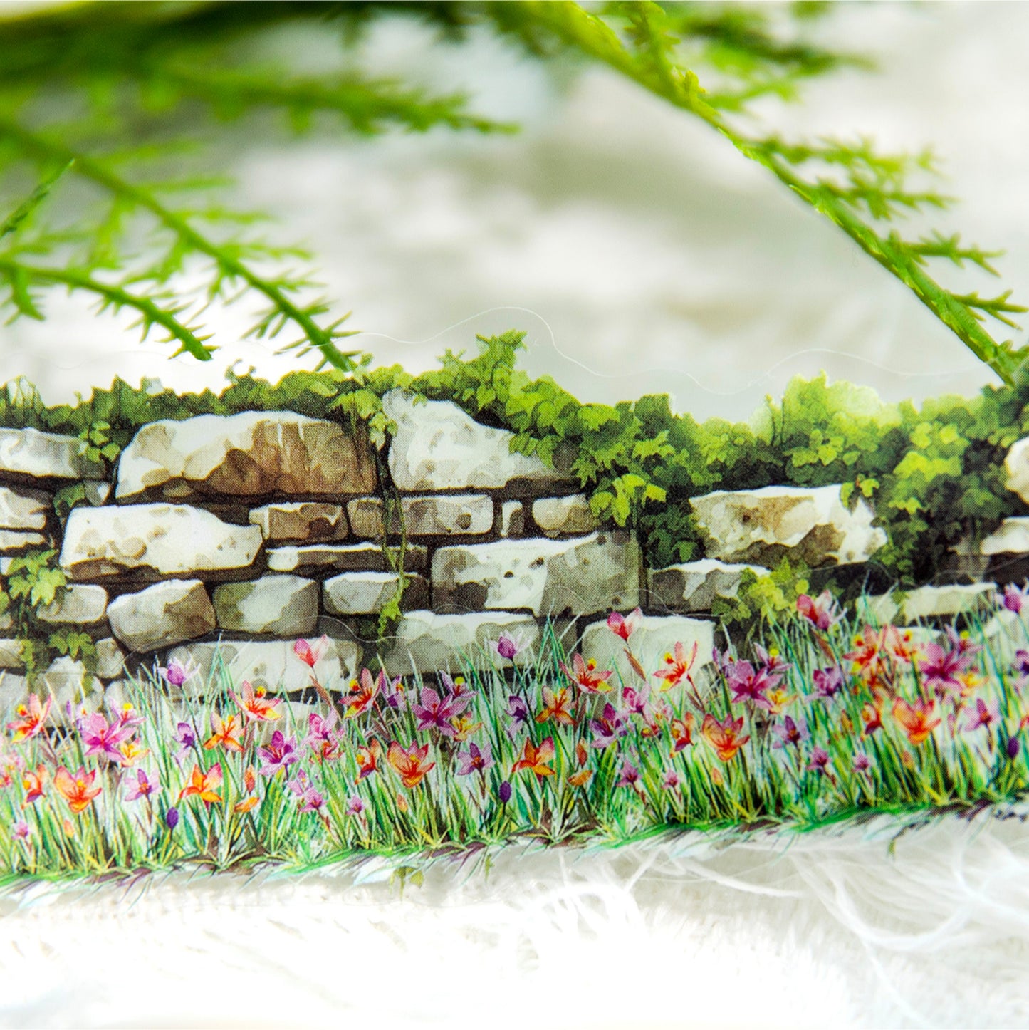 Spring Mountain Flower Vine Sticker 20pcs