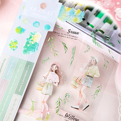 Spring Painting Season Collection Sticker 3pcs