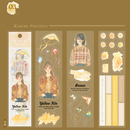 Spring Painting Season Collection Sticker 3pcs