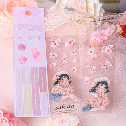Spring Painting Season Collection Sticker 3pcs