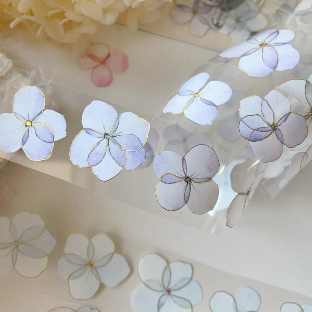 3.5cm*200cm Star-falling Gold Small Flower PET Washi Tape