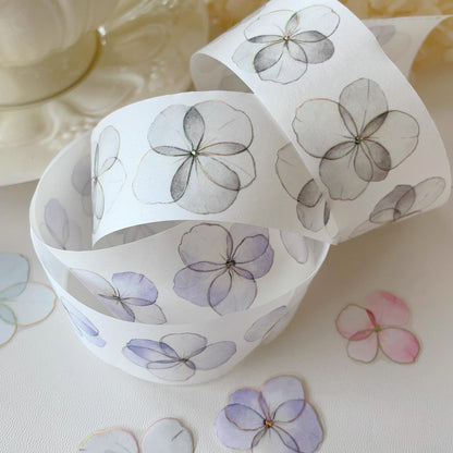 3.5cm*200cm Star-falling Gold Small Flower PET Washi Tape