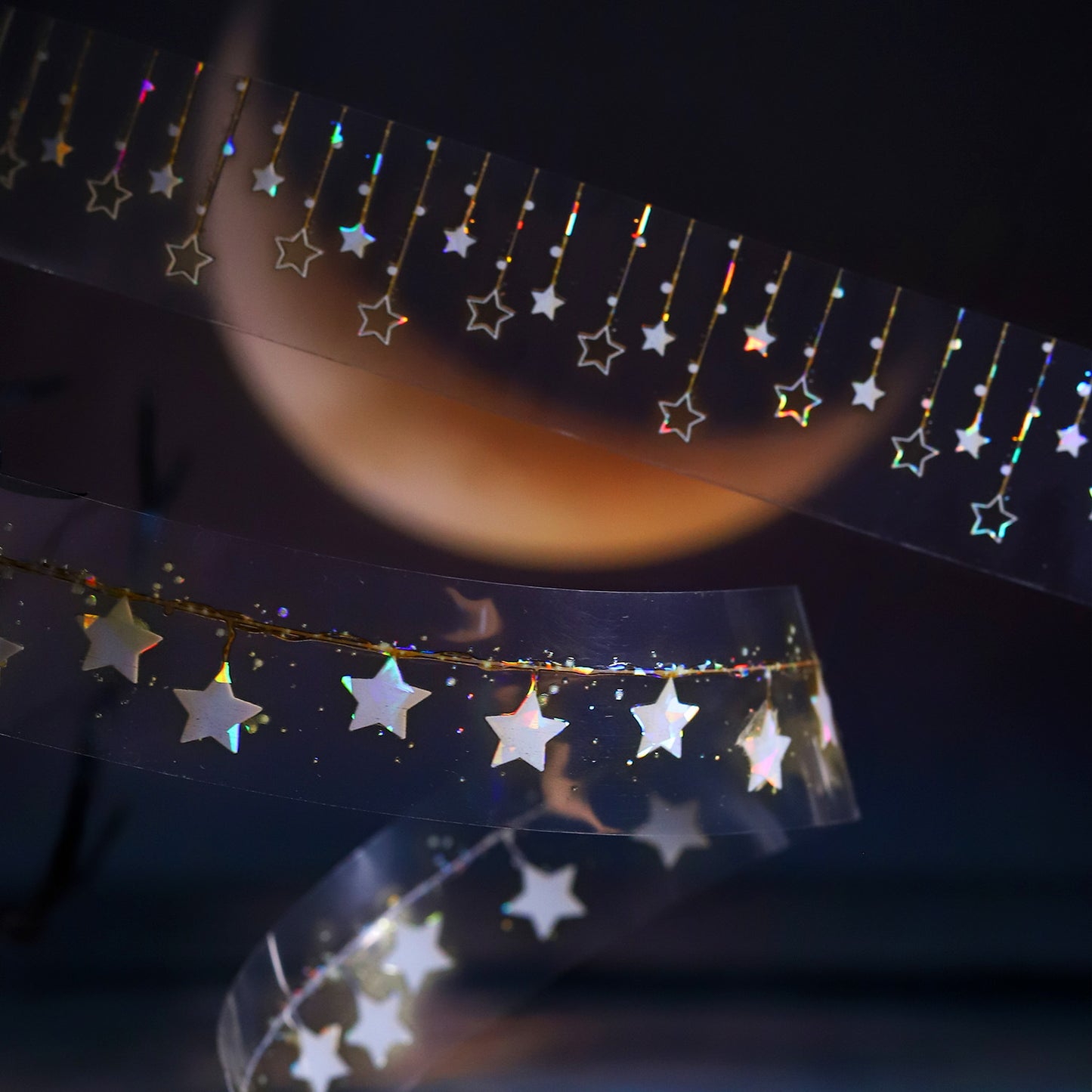 Star Curtain PET Decorative Tape