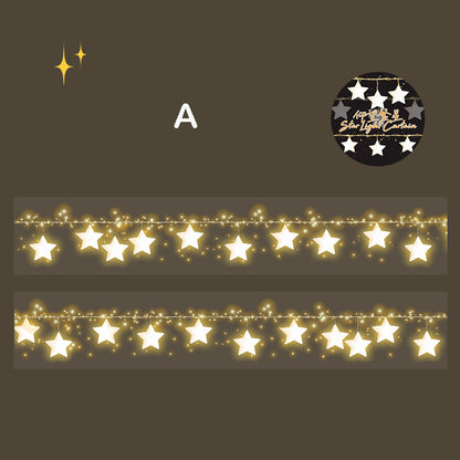 Star Curtain PET Decorative Tape