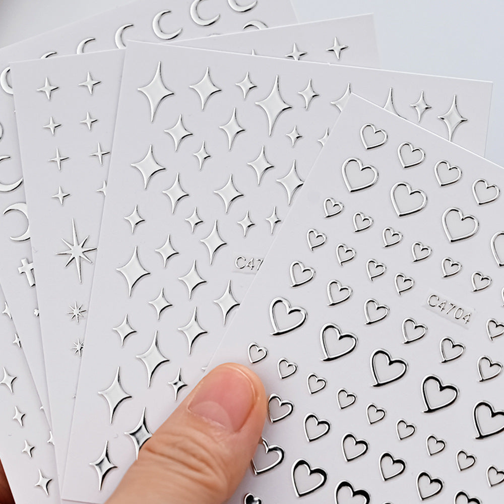 Star Embossed Mini Stickers – Estarcase