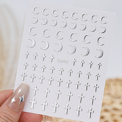 Star Embossed Mini Stickers