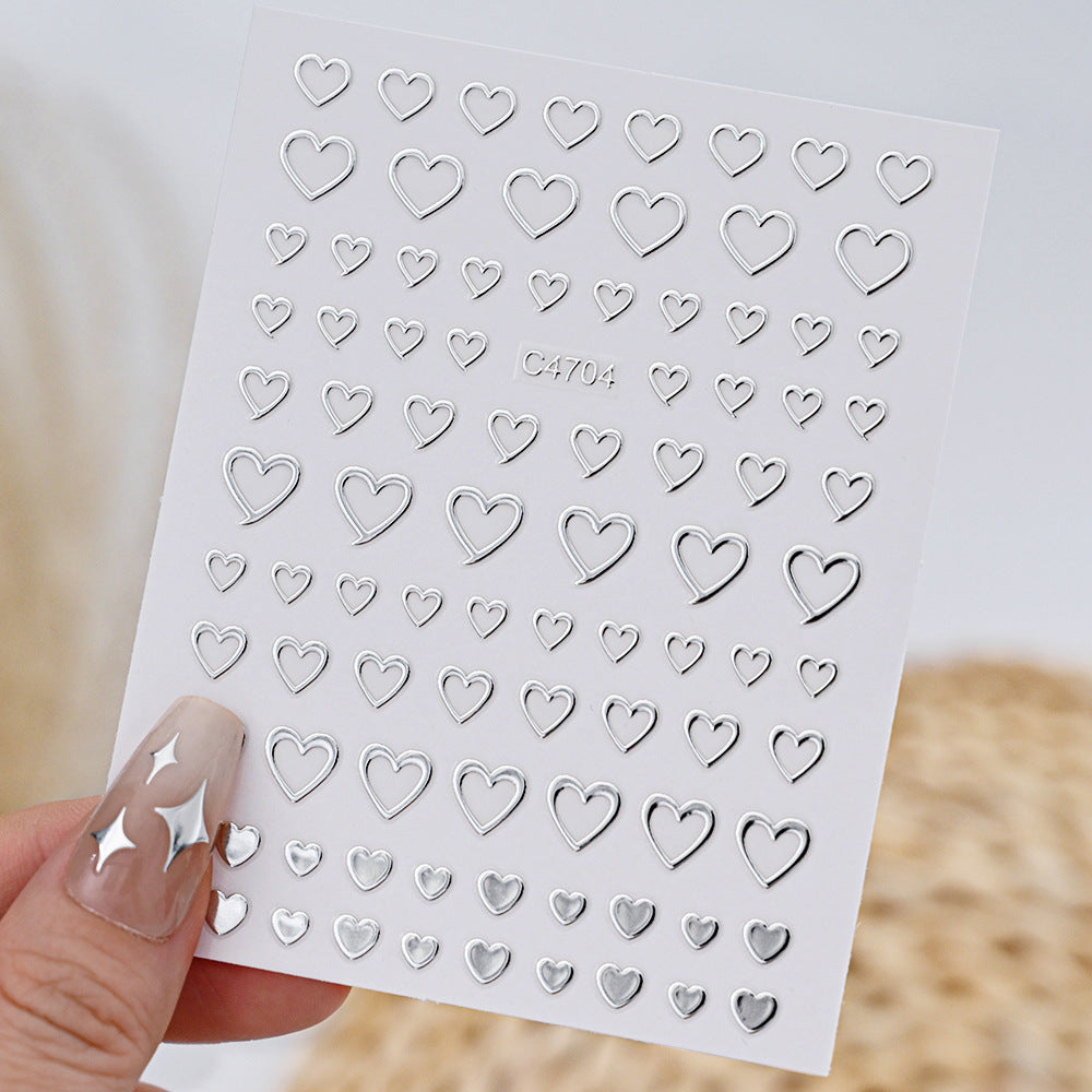 Star Embossed Mini Stickers