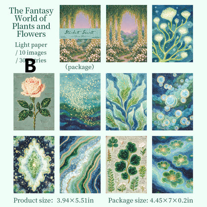 Stardust Secret Scroll Sticker 30pcs