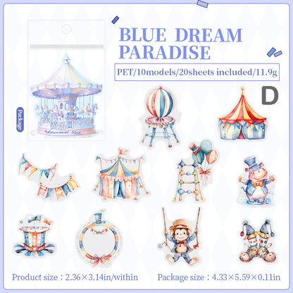 Starlight Amusement Park Stickers 20pcs