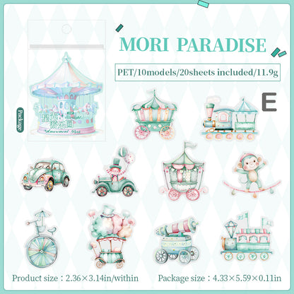 Starlight Amusement Park Stickers 20pcs