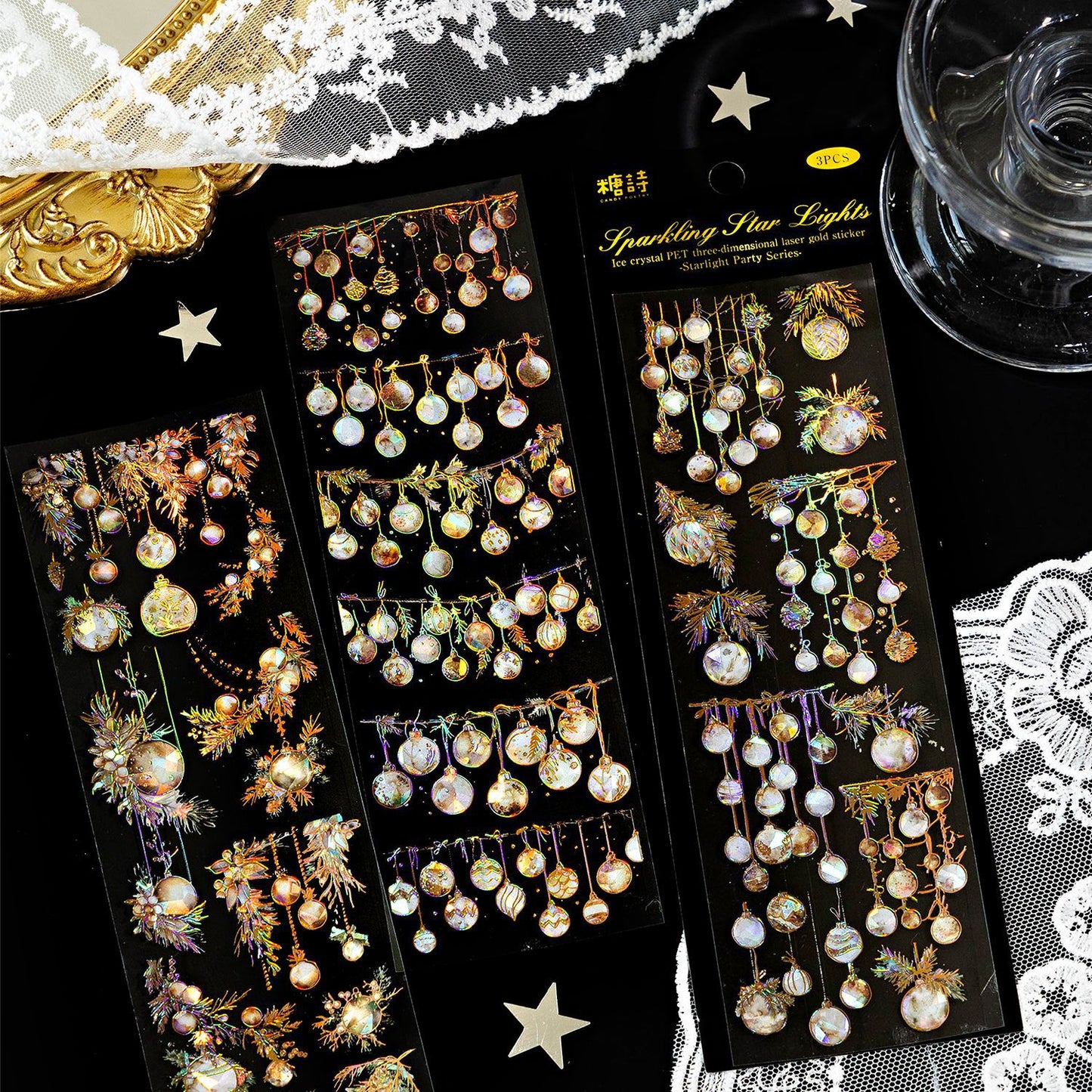 Starlight Party Sticker 3pcs