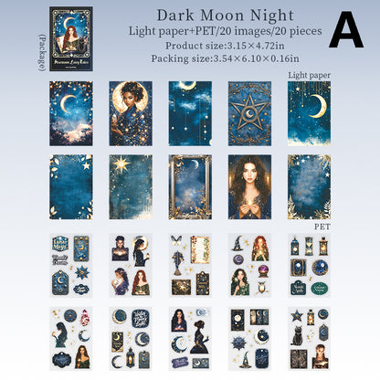 Starmoon Fairy Tales Sticker Book 20pcs