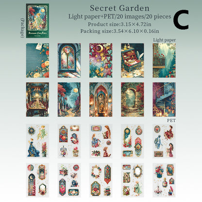 Starmoon Fairy Tales Sticker Book 20pcs