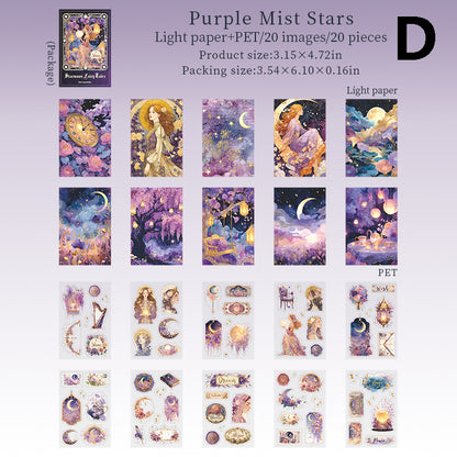 Starmoon Fairy Tales Sticker Book 20pcs