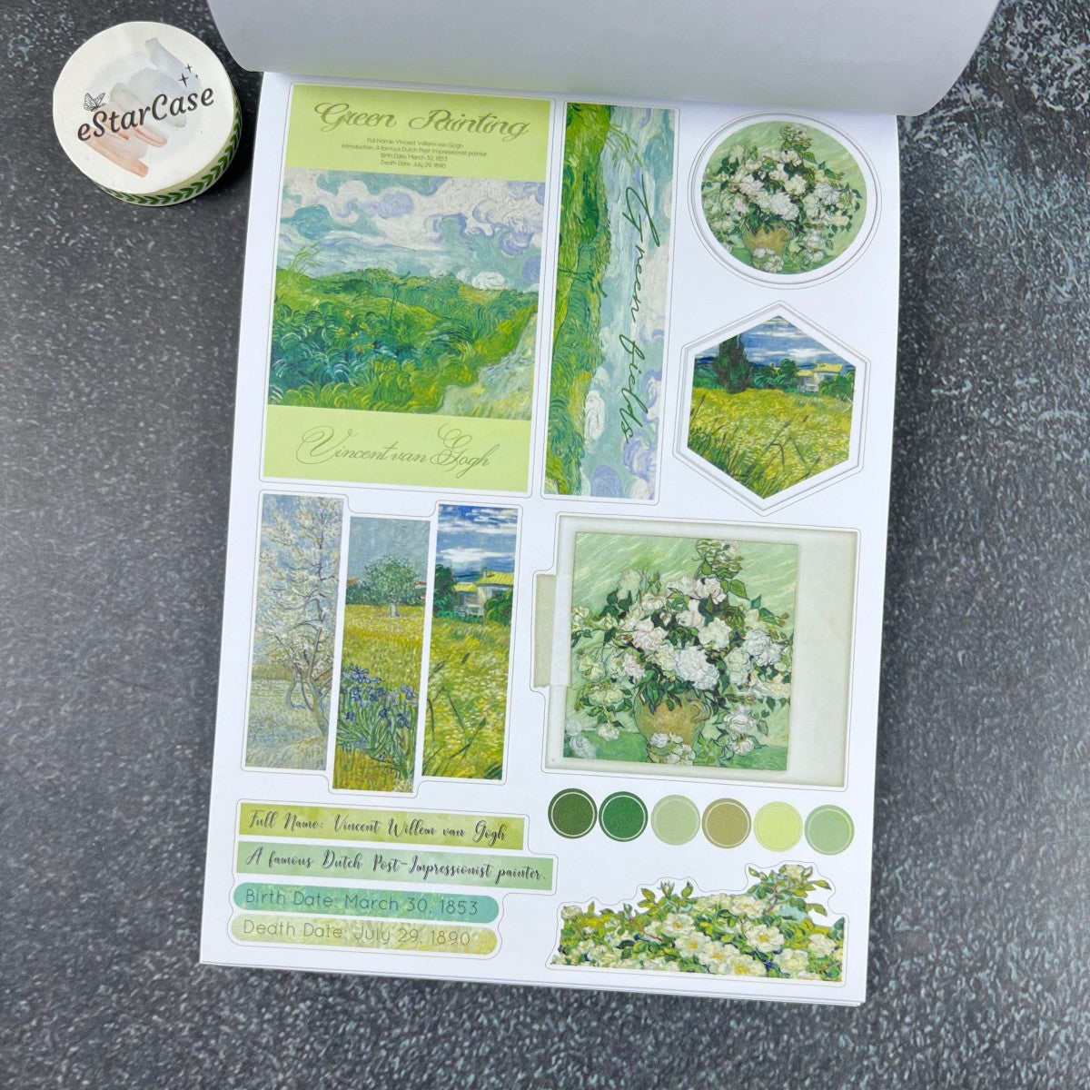 Starry Night Art Rhapsody Sticker Book