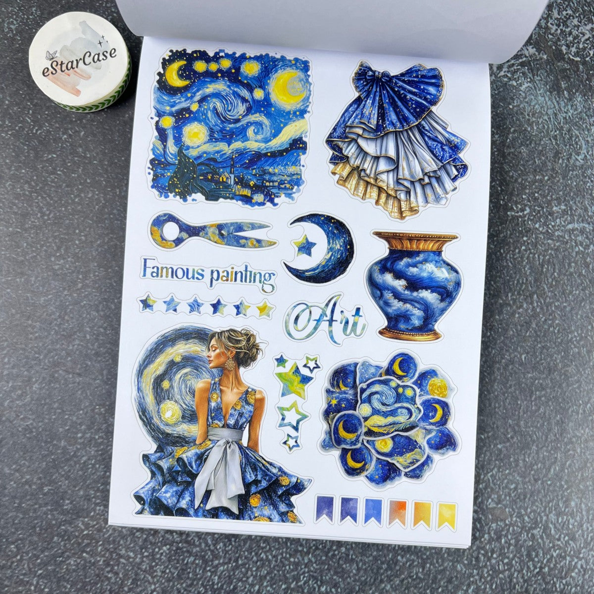 Starry Night Art Rhapsody Sticker Book