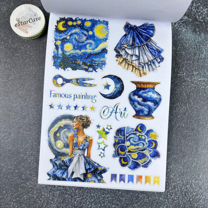 Starry Night Art Rhapsody Sticker Book