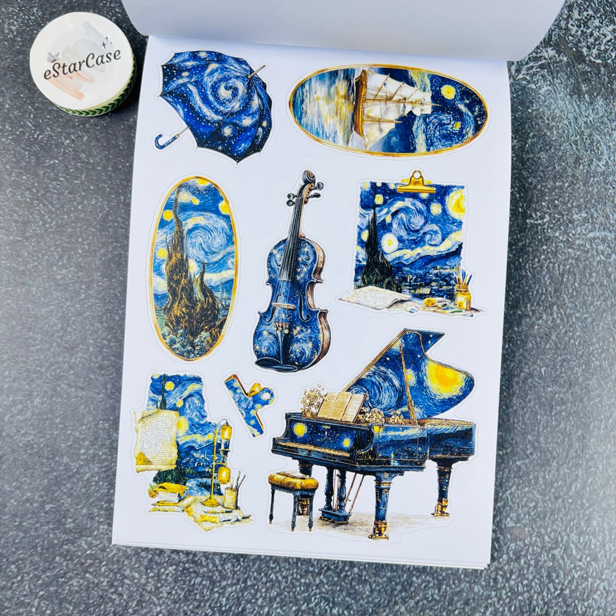 Starry Night Art Rhapsody Sticker Book