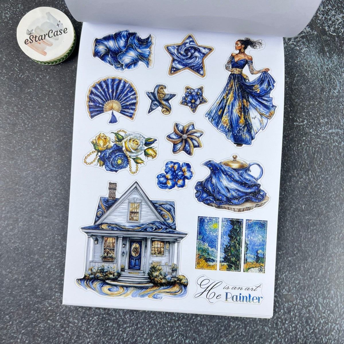 Starry Night Art Rhapsody Sticker Book