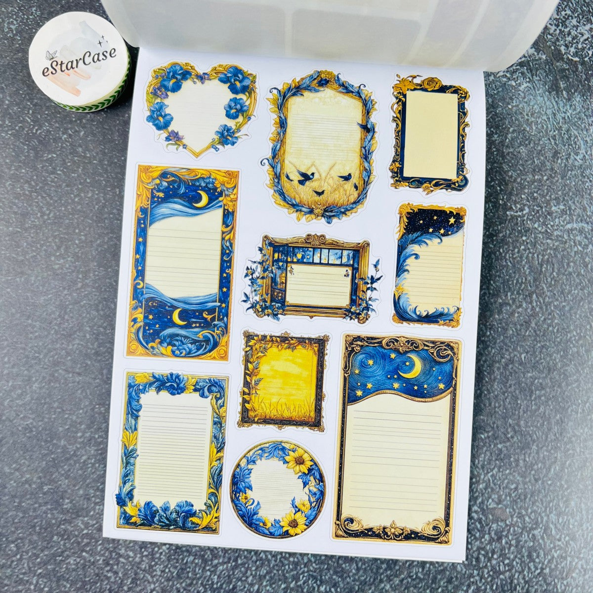 Starry Night Art Rhapsody Sticker Book