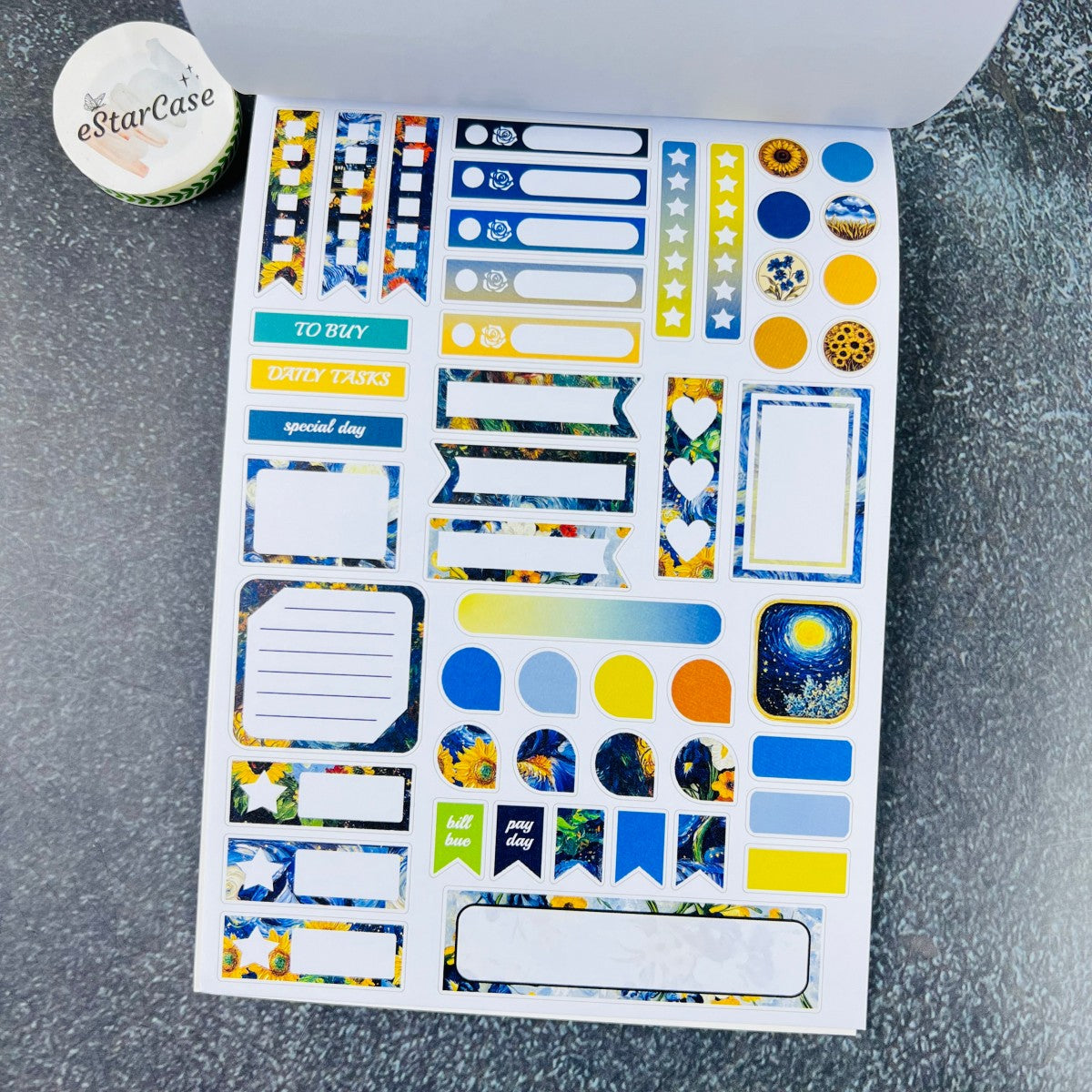 Starry Night Art Rhapsody Sticker Book