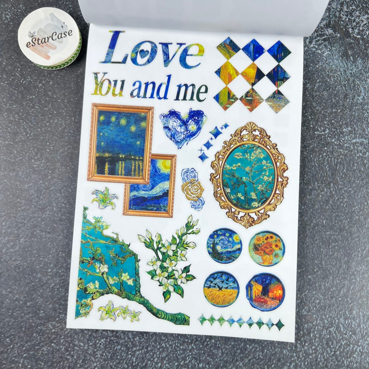 Starry Night Art Rhapsody Sticker Book
