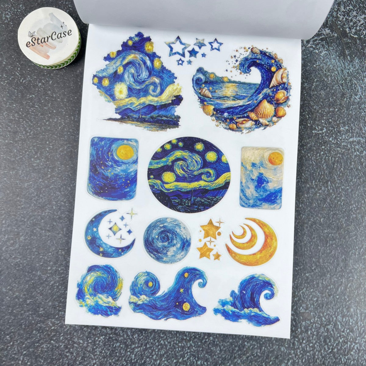 Starry Night Art Rhapsody Sticker Book