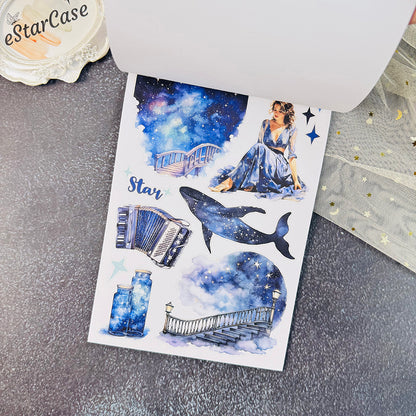 Starry Nights Fantasy Stickers Book