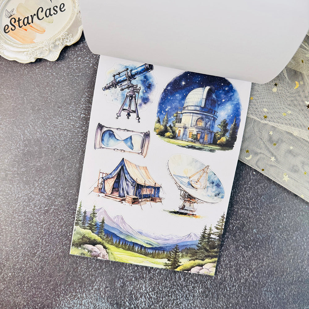 Starry Nights Fantasy Stickers Book