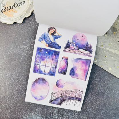 Starry Nights Fantasy Stickers Book