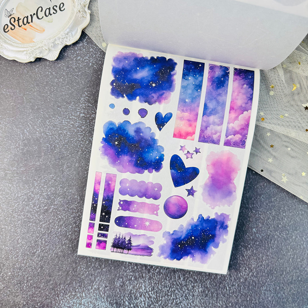 Starry Nights Fantasy Stickers Book