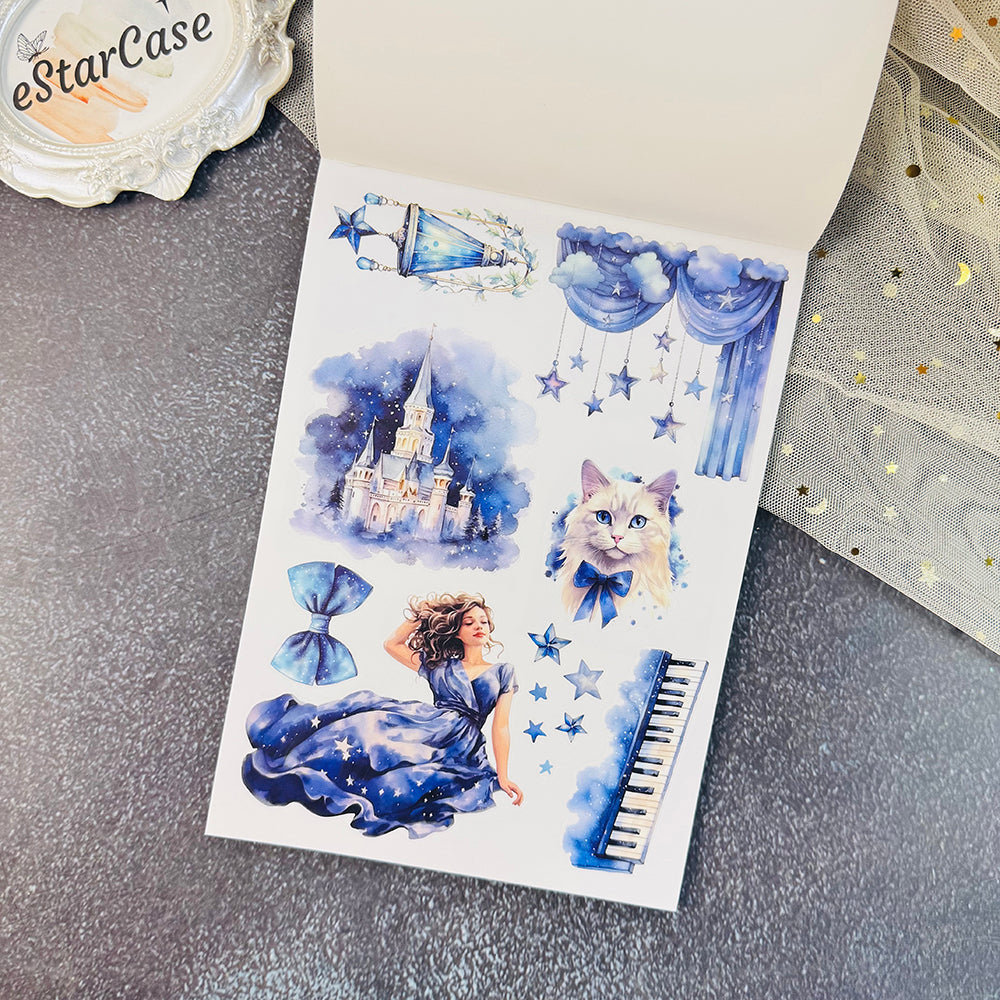 Starry Nights Fantasy Stickers Book