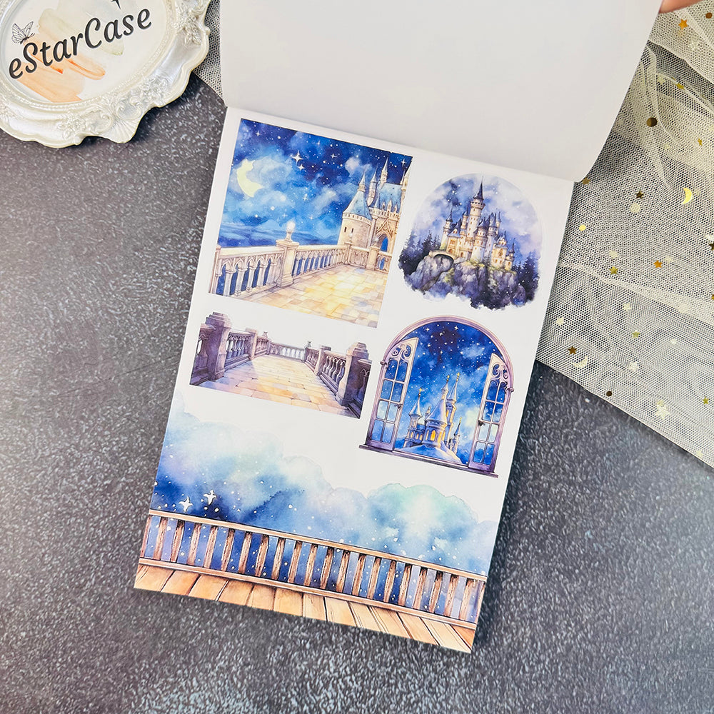 Starry Nights Fantasy Stickers Book