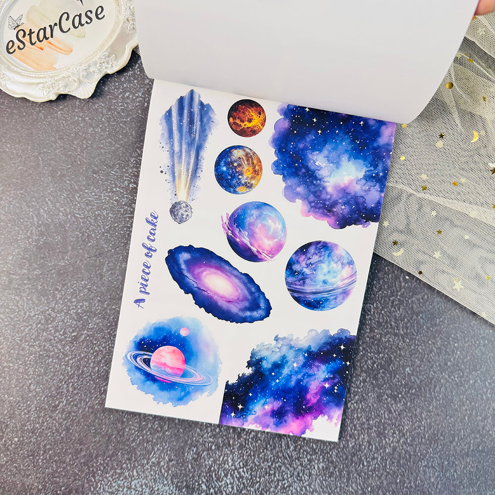 Starry Nights Fantasy Stickers Book