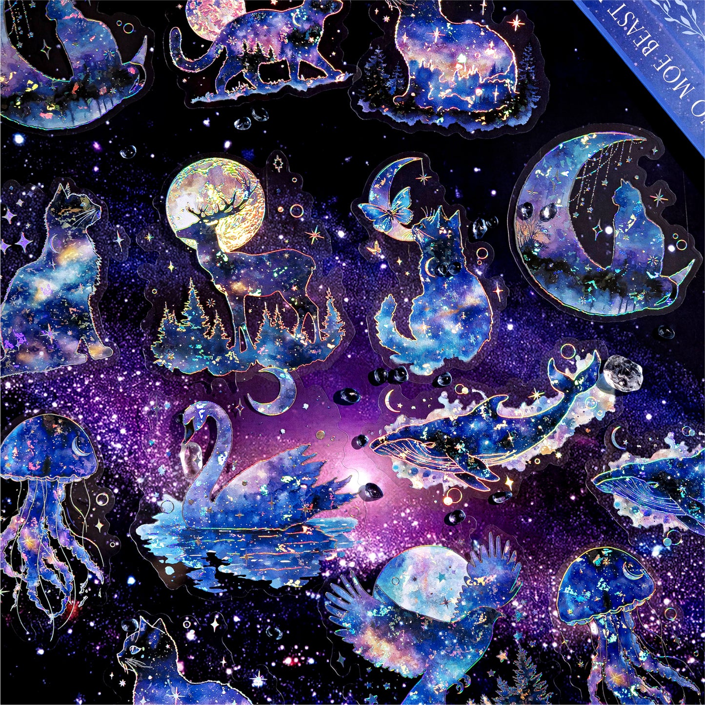 Starry Sky Secret Domain Sticker 20pcs