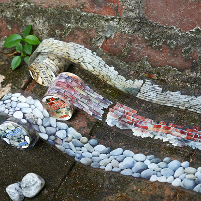 Stone wall path tape