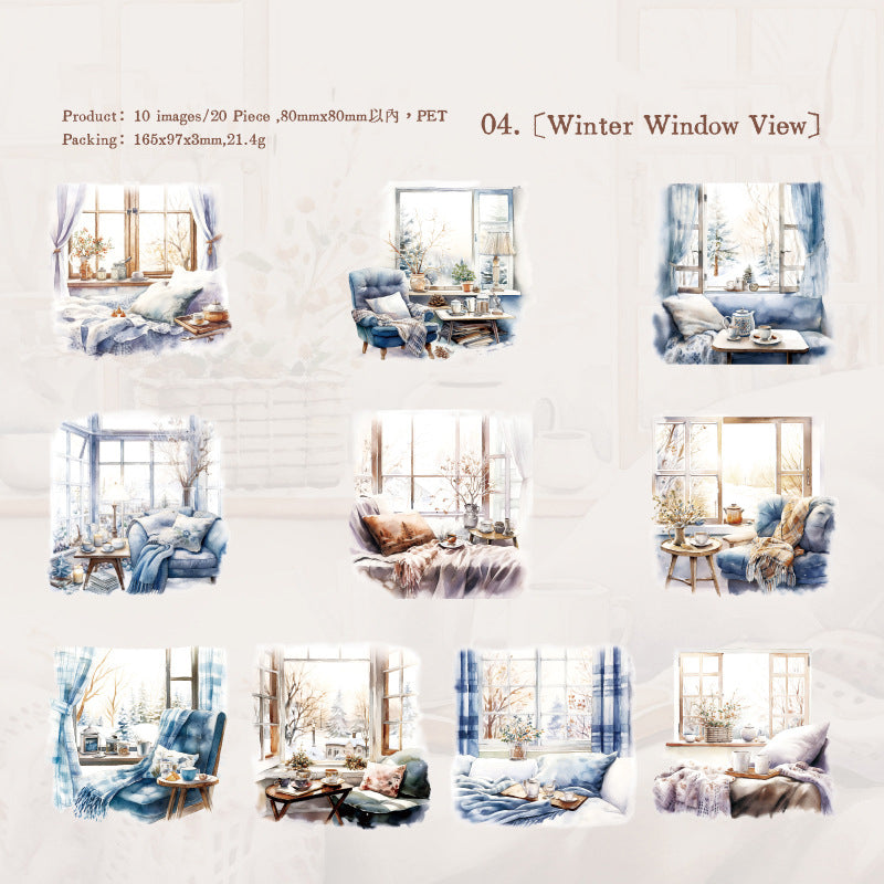 Stories of By the Window Stickers 20pcs