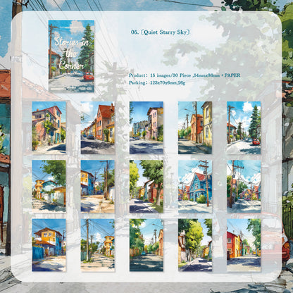 Story In The Corner Paper 30pcs