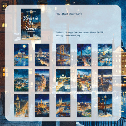 Story In The Corner Paper 30pcs