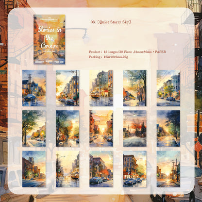 Story In The Corner Paper 30pcs